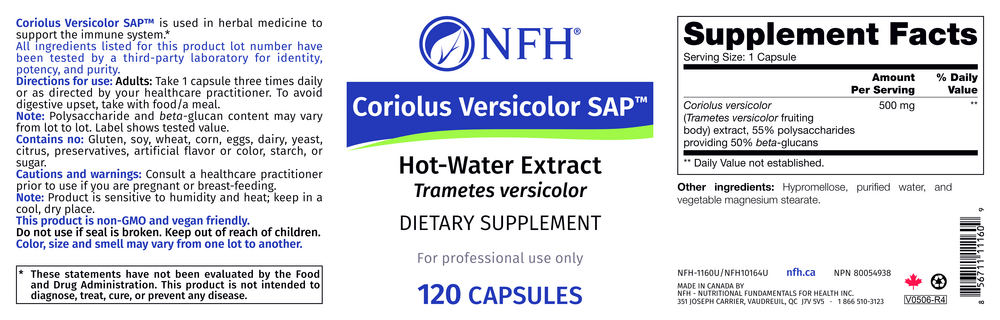 Product image for Coriolus Versicolor SAP.