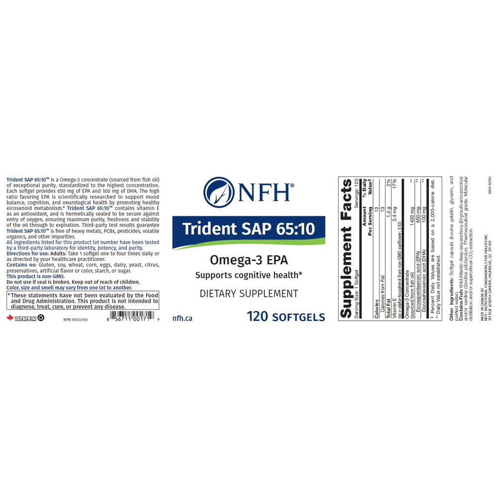 Product image for Trident SAP 65:10.