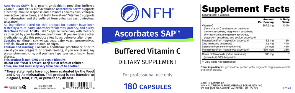 Product image for Ascorbates SAP.