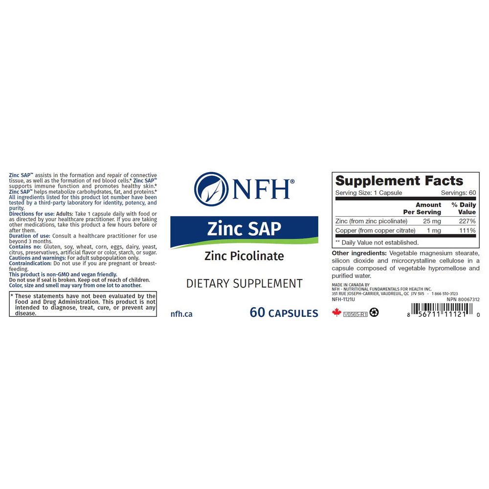 Product image for Zinc SAP.