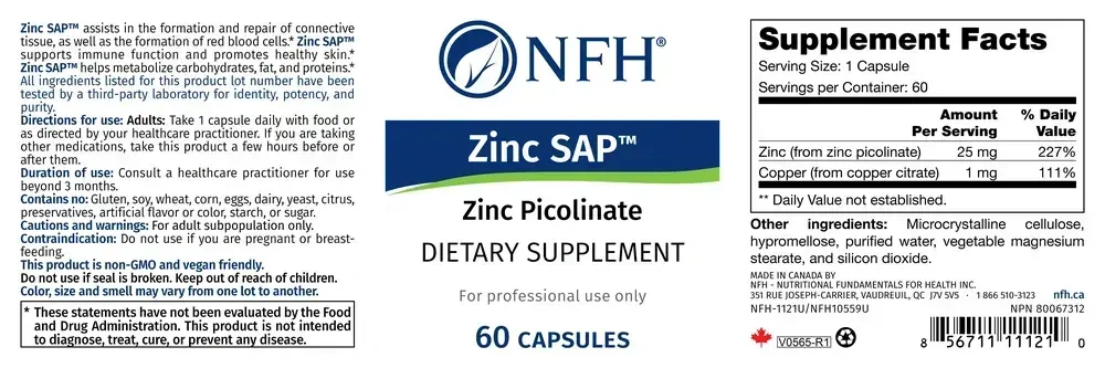 Product image for Zinc SAP.