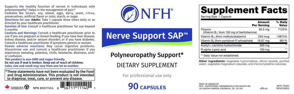 Product image for Nerve Support SAP.