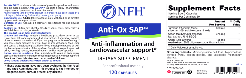 Product image for Anti-Ox SAP.