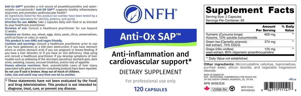 Product image for Anti-Ox SAP.