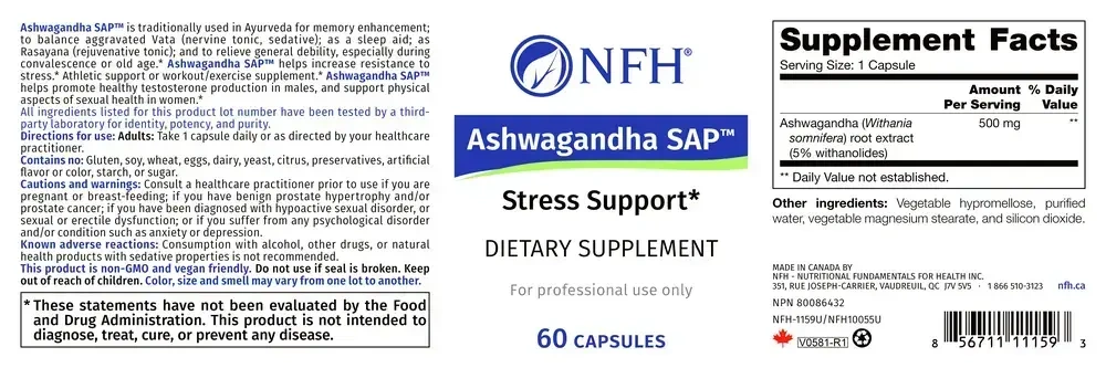 Product image for Ashwagandha SAP.
