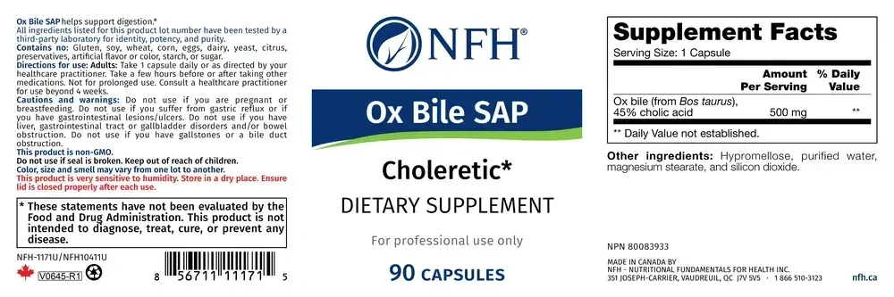 Product image for Ox Bile SAP.