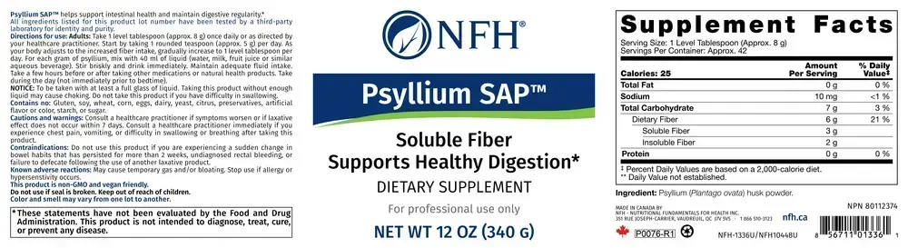 Product image for Psyllium SAP.