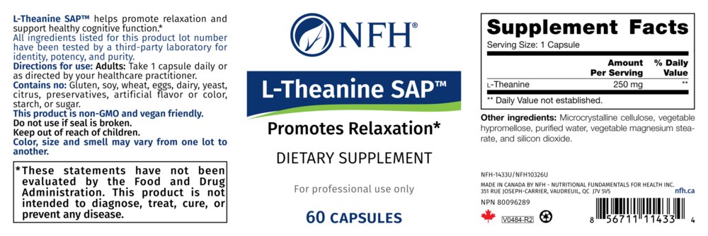 Product image for L-Theanine SAP.