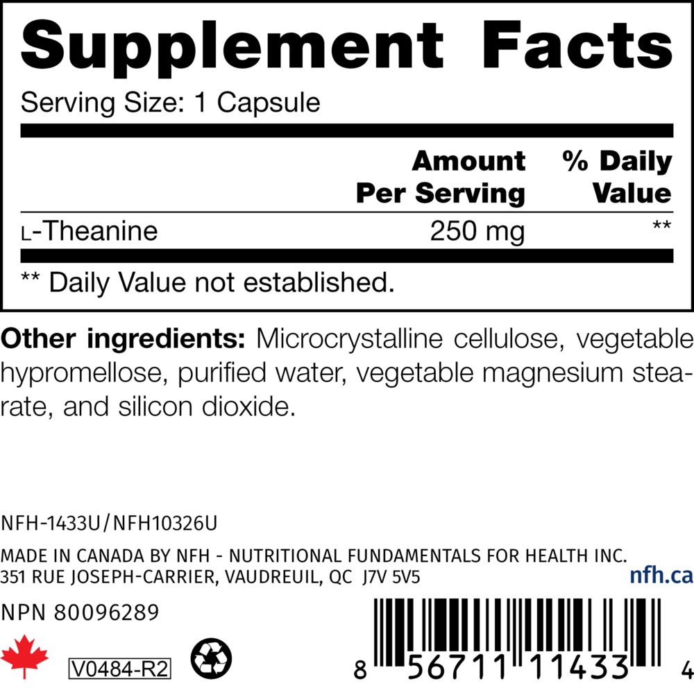 Product image for L-Theanine SAP.