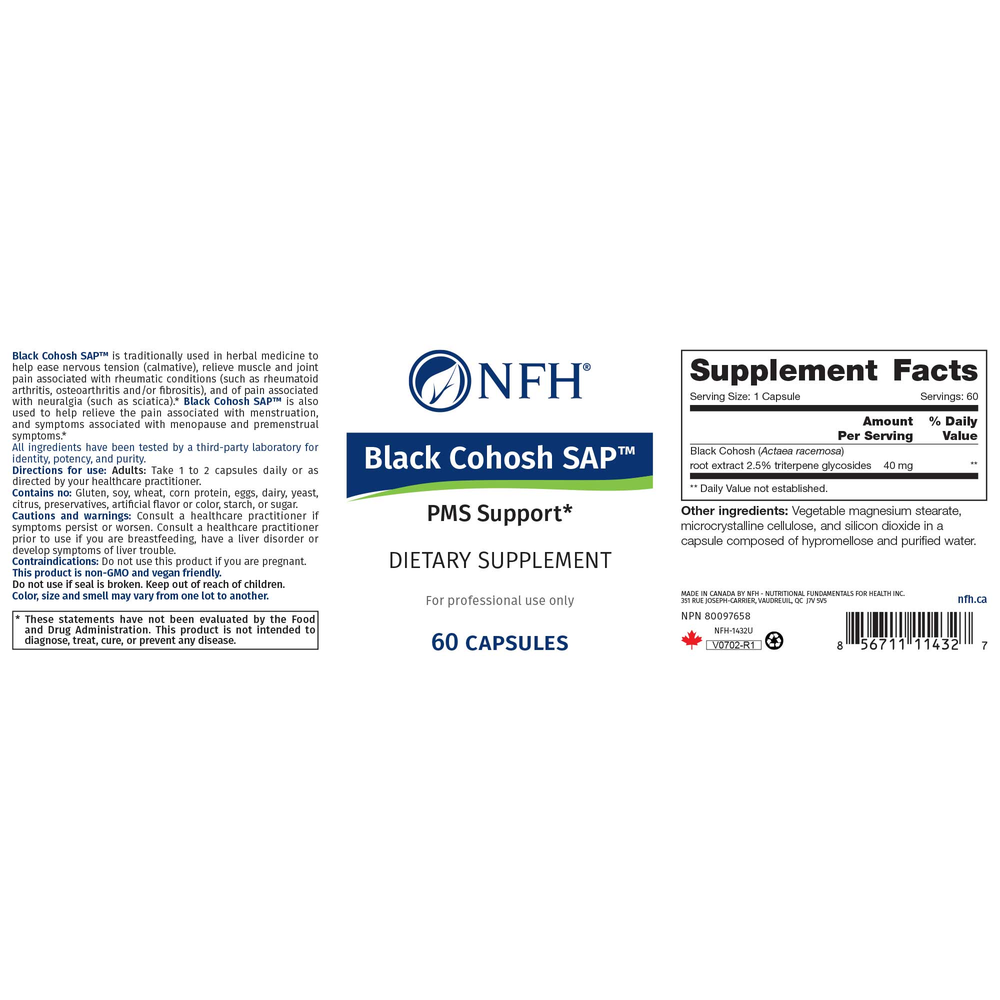 Product image for Black Cohosh SAP.