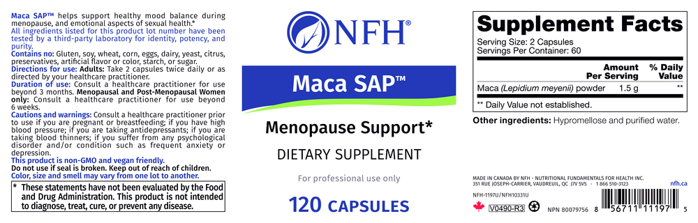 Product image for Maca SAP.