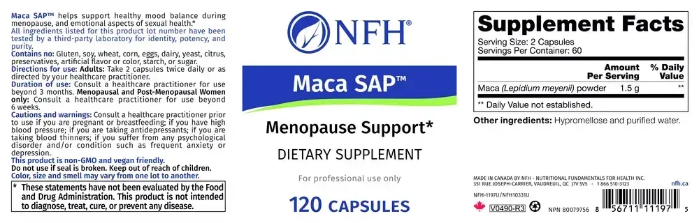 Product image for Maca SAP.
