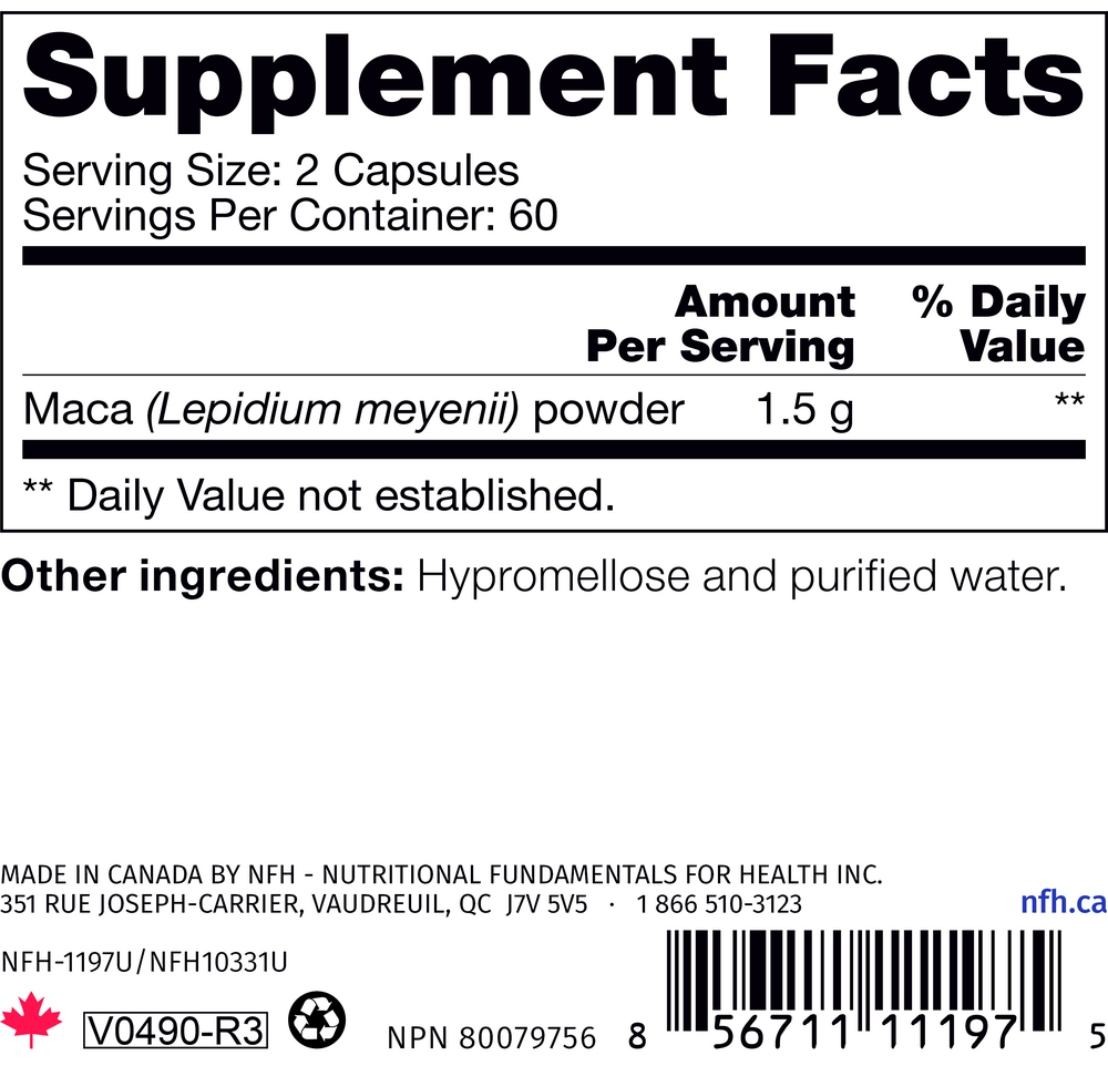 Product image for Maca SAP.