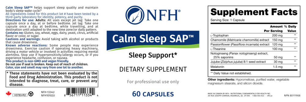 Product image for Calm Sleep SAP.