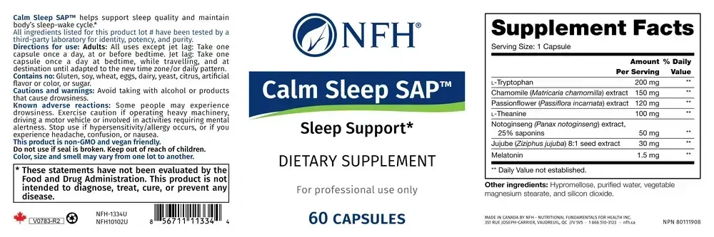 Product image for Calm Sleep SAP.