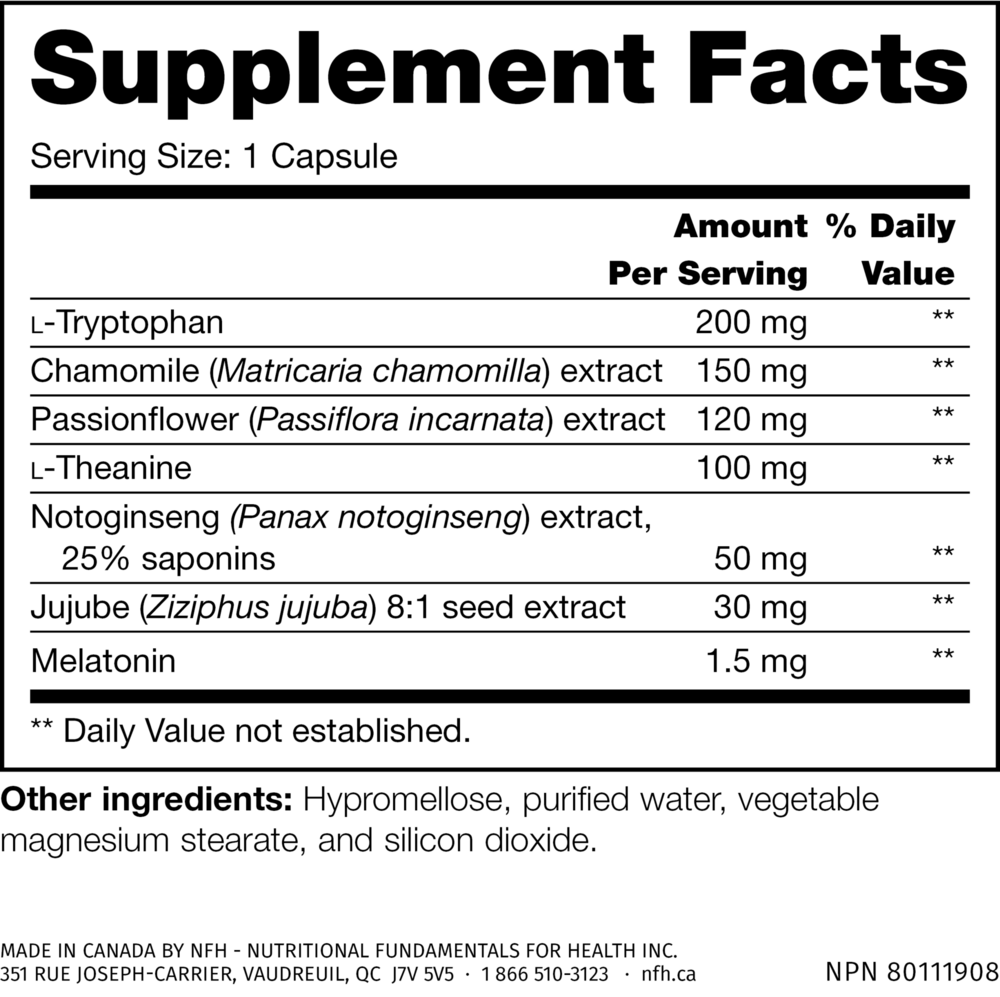 Product image for Calm Sleep SAP.