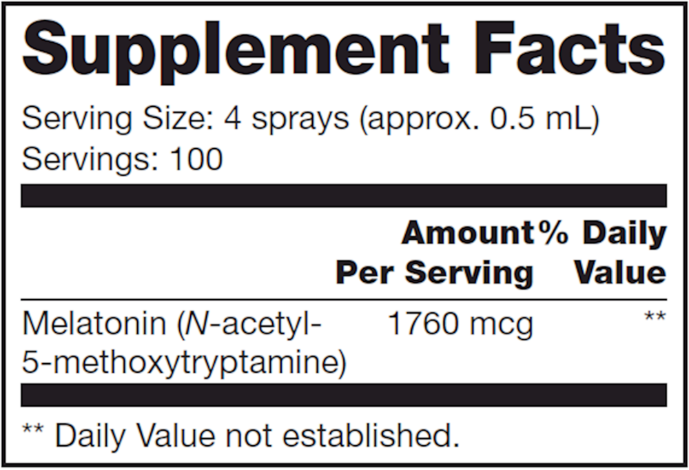 Product image for Liquid Melatonin SAP.