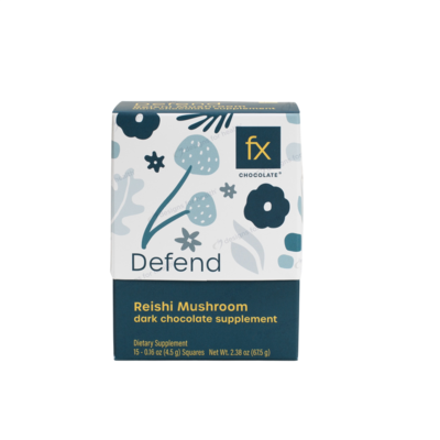 FX Defend, Reishi Mushroom Dark Chocolate Supplement 15 count