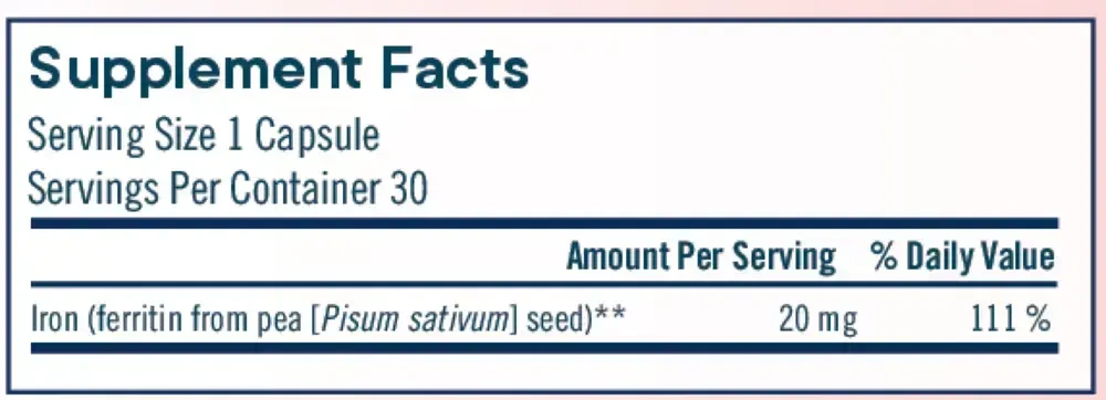 Product image for Ferritin+.