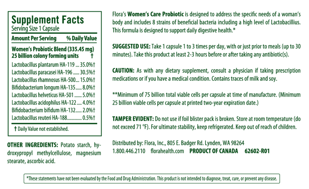 Product image for Women's Care Probiotic.