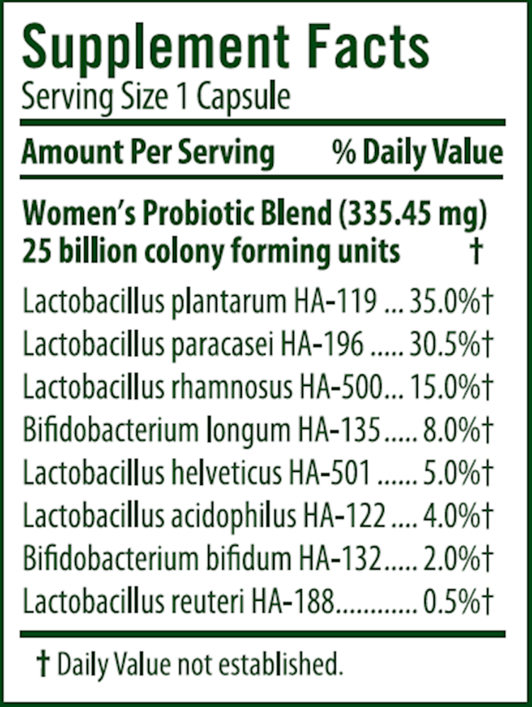 Product image for Women's Care Probiotic.