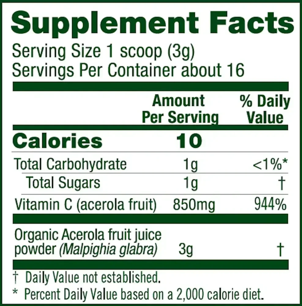 Product image for Acerola Powder.