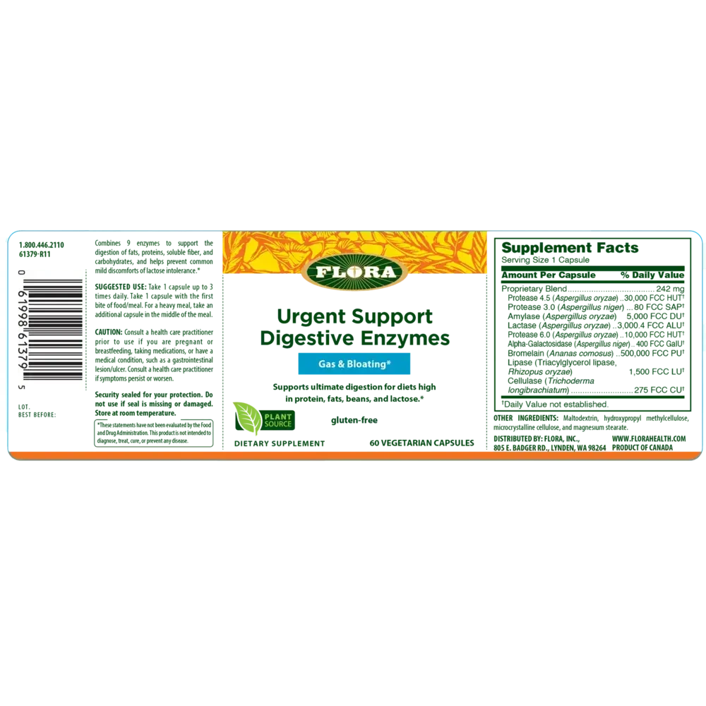 Product image for Urgent Support Digestive Enzymes (formerly Advanced Adult Enzyme Blend).