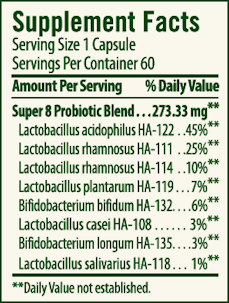 Product image for Super 8 Probiotic.
