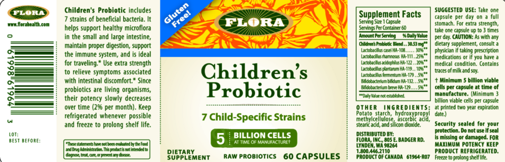 Product image for Children's Blend Probiotic.