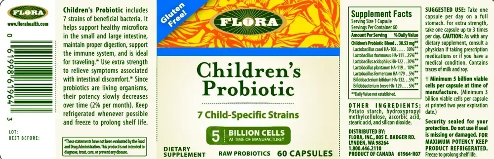 Product image for Children's Blend Probiotic.