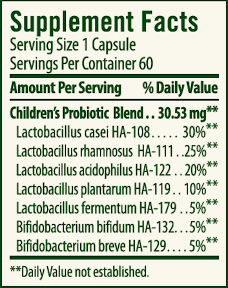 Product image for Children's Blend Probiotic.