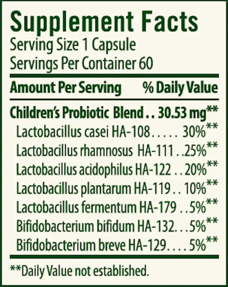 Product image for Children's Blend Probiotic.