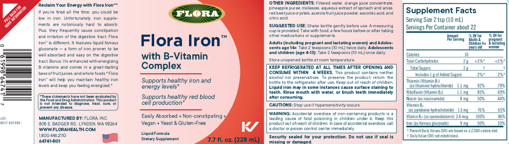 Product image for Iron+Herb™ with B-Vitamin Complex.