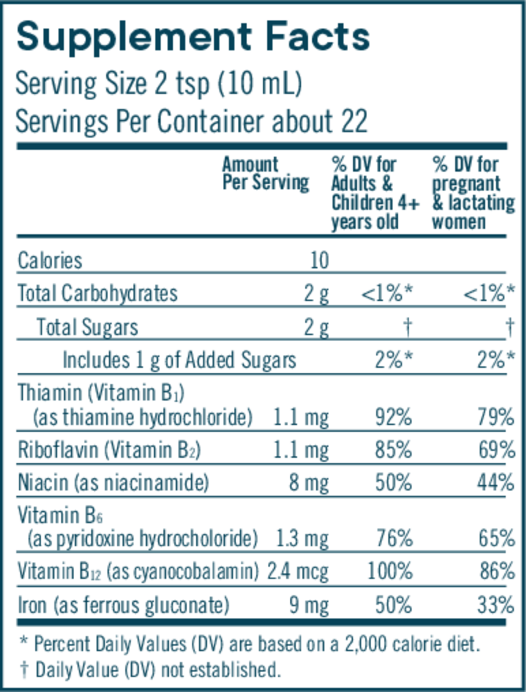 Product image for Flora Iron™ with B-Vitamin Complex.