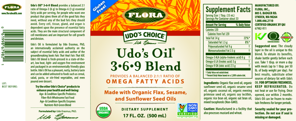 Product image for Udo's Choice Oil Blend 3.6.9.