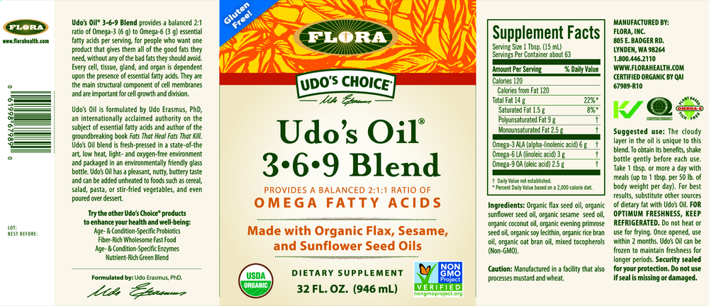 Product image for Udo's Choice Oil Blend 3.6.9.