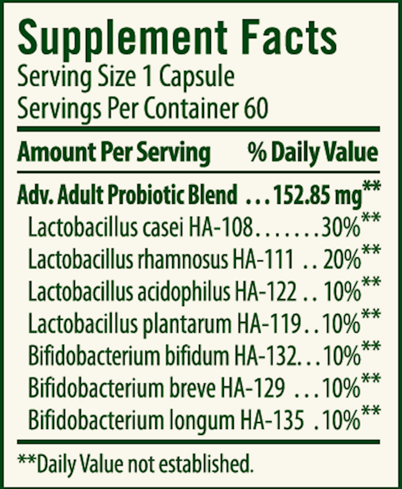 Product image for Advanced Adult's Blend Probiotic.