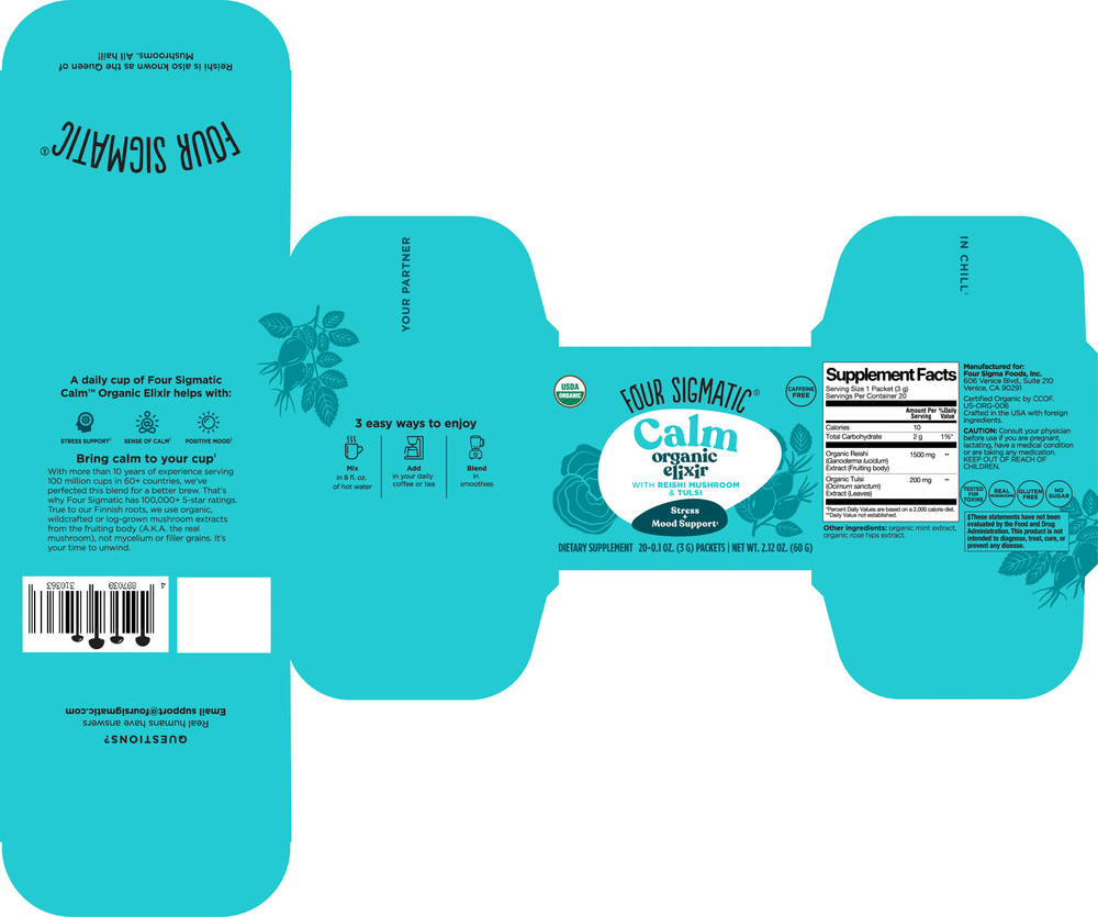 Product image for CALM Organic Elixir Mix w/ Reishi Mushrooms.