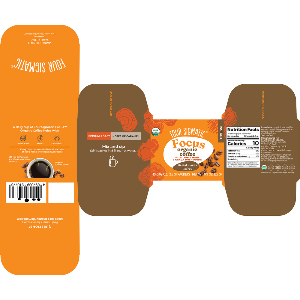 Product image for Focus Organic Instant Coffee.