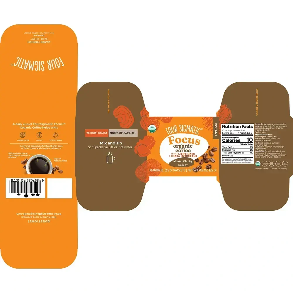 Product image for Focus Organic Instant Coffee.