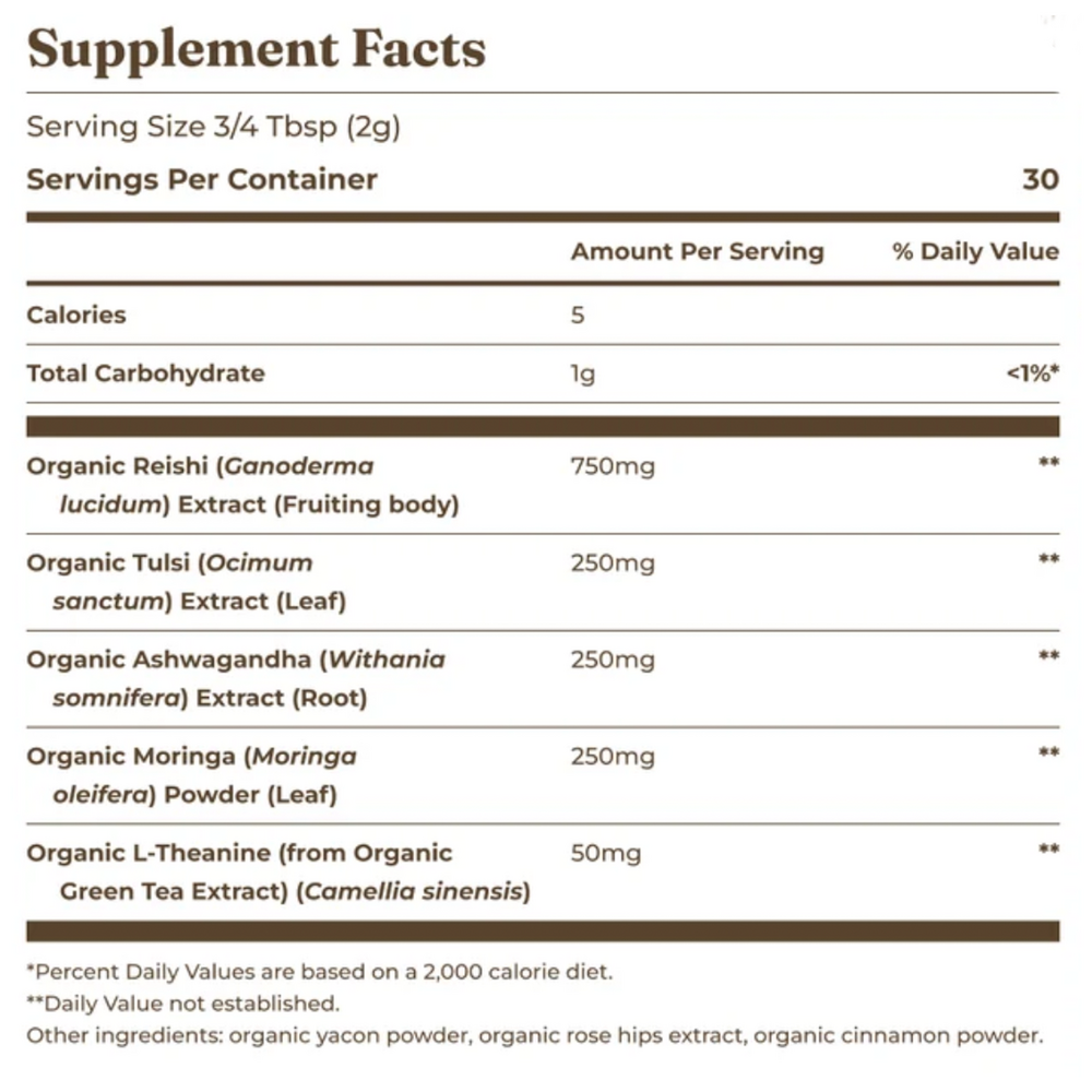 Product image for CALM Organic Mushroom Blend Mix.