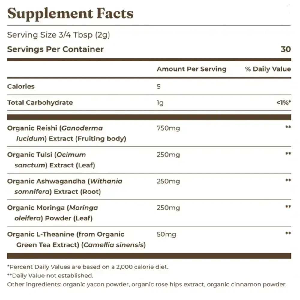 Product image for CALM Organic Mushroom Blend Mix.