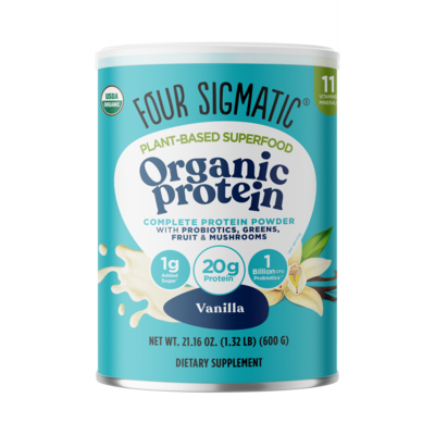 Plant-Based Organic Protein with Superfoods, Vanilla