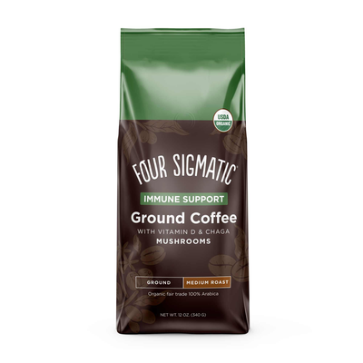 Immune Support Ground Coffee with Vit D & Chaga Mushrooms product image
