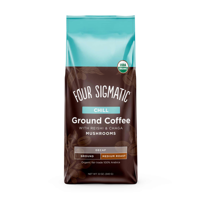Chill Decaf Ground Coffee with Reishi & Chaga Mushrooms product image