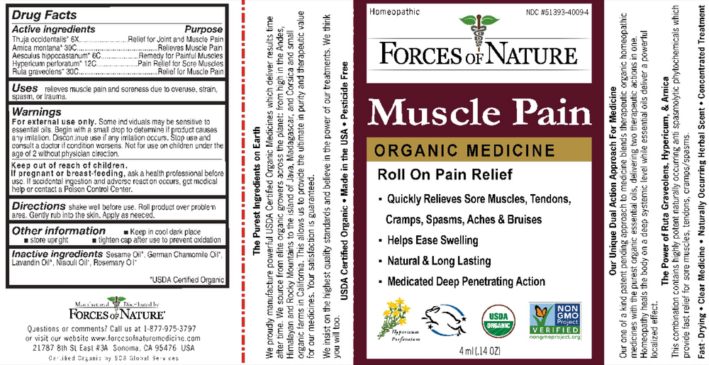 Product image for Muscle Pain Organic.