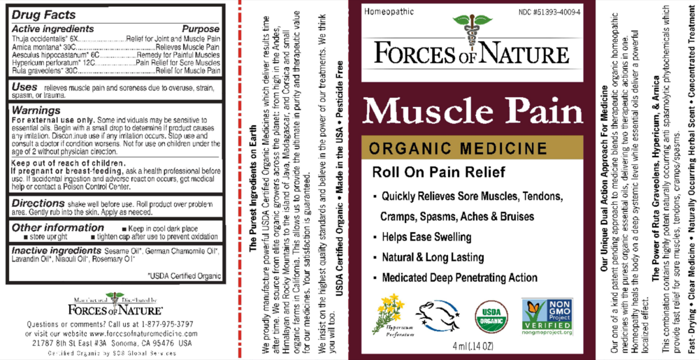 Product image for Muscle Pain Organic.