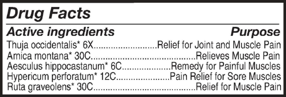 Product image for Muscle Pain Organic.