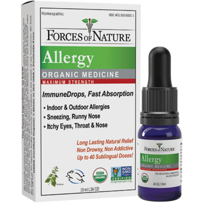 Allergy Maximum Strength Org 10 Milliliters