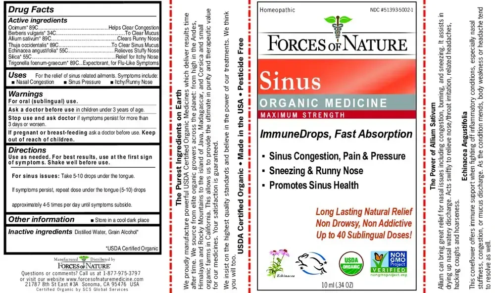 Product image for Sinus Maximum Strength Organic.